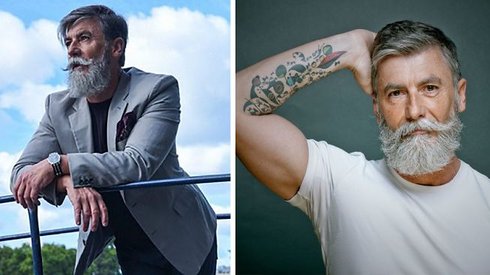 Dede Yaşındaki Adam Sakal Bıraktıktan Sonra Model Oldu 