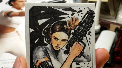 Star Wars Eskiz Kartları ve İstanbullu Çizeri