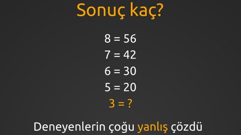 Sonuç Kaç?